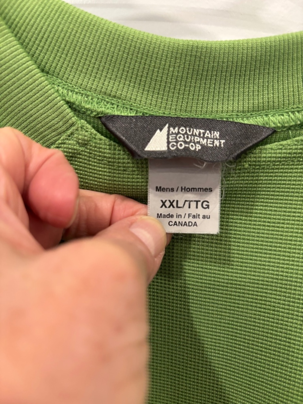 MEC Mountain Equipment Co-op Mens Green Shirt - Picture 2 of 4